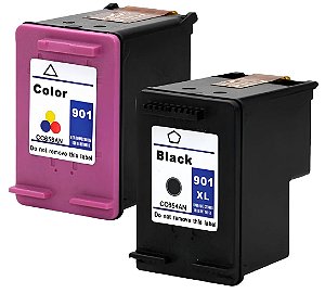 Kit Cartucho Para HP J4580 901xl compatível