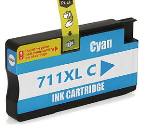 Cartucho Para HP T120 711xl - CZ130AB Cyan Compatível