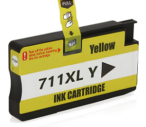 Cartucho Para HP T100 711xl - CZ132AB Yellow Compatível