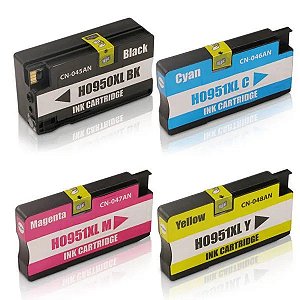 Kit Cartucho Para HP 8620 950xl e 951xl compatível