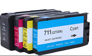 Kit Cartucho Para HP 711xl compatível