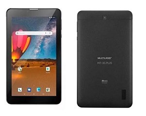 Tablet Multilaser M7 3G Plus Dual NB30 7" 16GB preto com 1GB de memória RAM