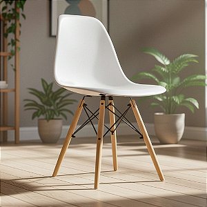 Cadeira Charles Eames Eiffel - Branco