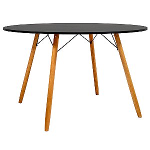 Mesa Redonda Eiffel 120cm - Preto