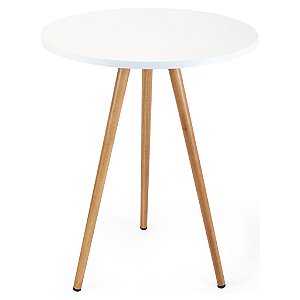 Mesa Redonda Tripé 60cm - Branco
