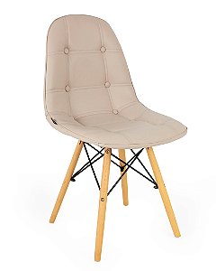 Cadeira Charles Eames Eiffel Botonê - Cor Nude