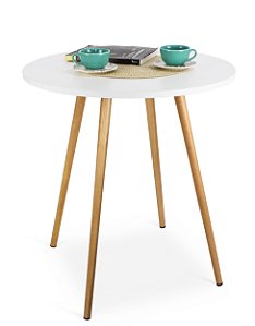 Mesa Redonda Sofia 60cm - Branco