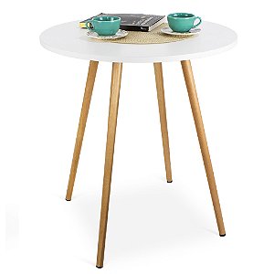 Mesa Redonda Sofia 70cm - Branco