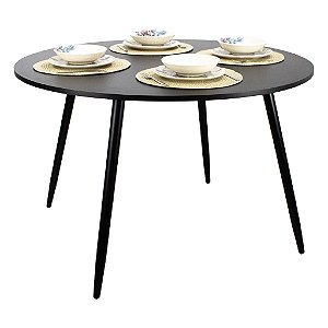 Mesa Redonda Sofia 120cm - All Black