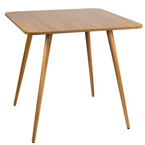 Mesa Quadrada Sofia 80cm - Louro Freijó