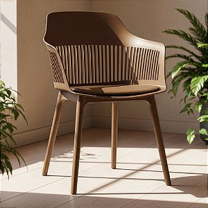 Cadeira Montreal - Marrom Capuccino
