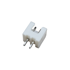 Conector JST XH Passo 2,5mm 2 vias Header 180°