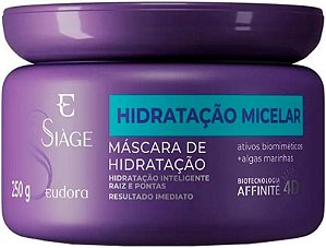 Máscara Hidratação Capilar Siàge Hidratação Micelar 250g