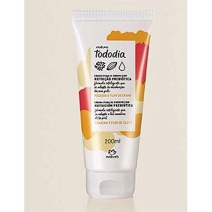 Creme Desodorante Nutritivo para o Corpo Tododia Pêssego e Flor de Cravo - 200 ml