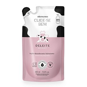 Refil Deleite Loção Desodorante Hidratante Corporal - 350ml