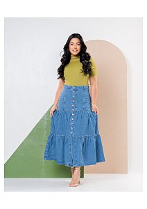 Saia Maxi Midi  2 marias VALÉRIA Delavê