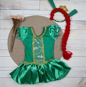 Fantasia Bebê Menina Princesa Disney Fiona Shrek
