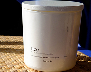 Vela aromática Figo 170g linha elegance |bemthivi
