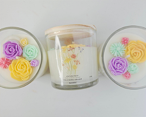Vela aromática chá branco 170g especial dia das mães|bemthivi