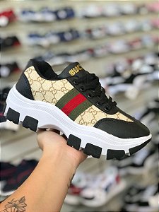 Tênis Gucci Gel Preto