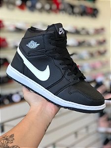 Nike Jordan Mid 1 Preto