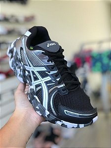 Asics Gel Sendai Preto e Prata