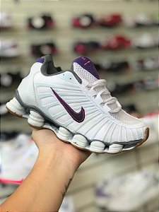 Nike 12 Molinhas Branco e Roxo