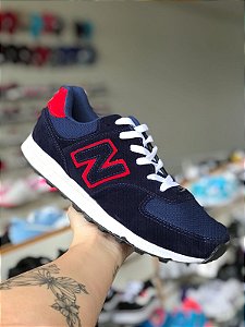 New Balance Azul Marinho e Vermelho
