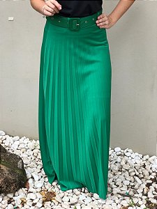 Saia Plissada Moda Br s
