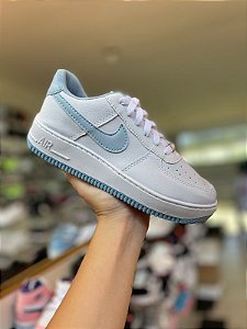 NK Air Force Bicolor Branco e Azul Bebê