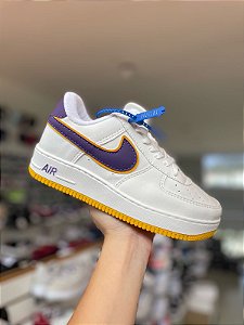 NK Air Force Lakers Premium Branco e Roxo