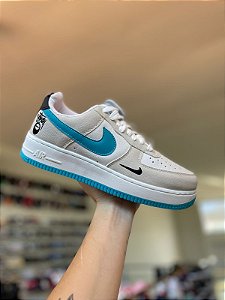 NK Air Force Premium-Branco/Bege/Azul