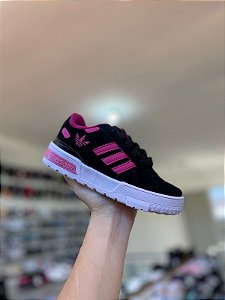 Adid Fórum Infantil-Preto e Rosa