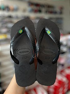 Chinelo Havaianas Tradicional-Preto