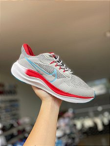 NK Zoom Pegasus 39-Cinza/Azul/Vermelho