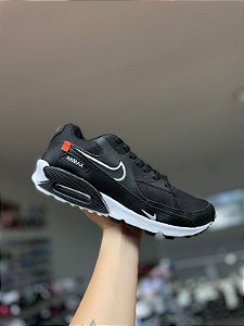 NK Air Max 90 Preto e Branco