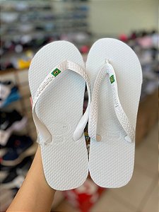 Chinelo Havai Brasil-Branca