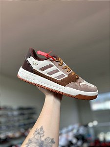 Adid Drop Step Bege/Marrom