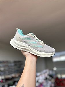 Adid Adizero Boston 12 Cinza/Verde Água