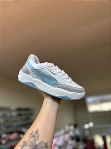 Pum@ 180 Branco/Cinza/Azul Premium