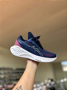 Asics Gel-Cumulus Marinho/Rosa/Branco