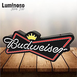 LUMINOSO A PILHA BUDWEISER