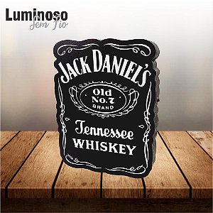 LUMINOSO A PILHA  JACK DANIELS