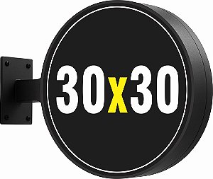 LUMINOSO PERSONALIZADO DUPLA FACE 30CM