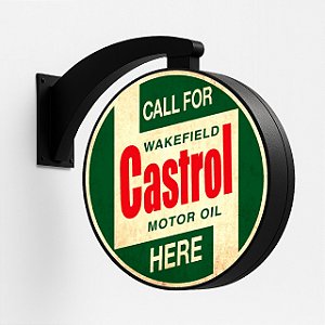 Luminoso Dupla Face Castrol