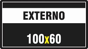 LUMINOSO PERSONALIZADO EXTERNO 100x60