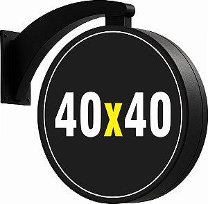 LUMINOSO PERSONALIZADO DUPLA FACE 40CM