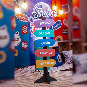 Placa de Setas Soul+ em Cristo - Linha IASD