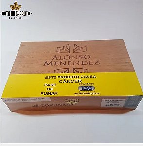 Charuto Alonso Menendez Corona Claro Caixa com 25