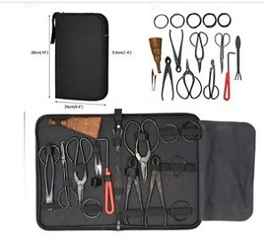 Kit De Ferramentas  Bonsai Com Estojo De Naylon Sailsbury